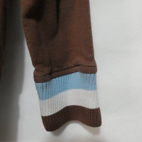 NIKE | size 6 | Brown Zip-Up Hoodie | Embroidered NIKE Logo - Picture 14 of 15